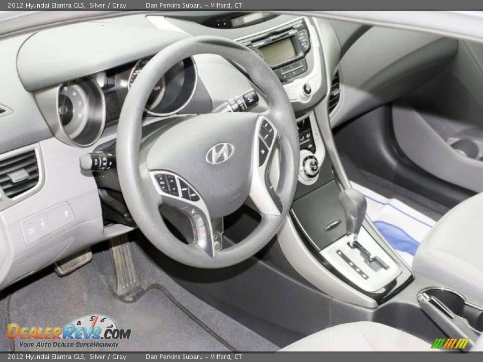 2012 Hyundai Elantra GLS Silver / Gray Photo #5