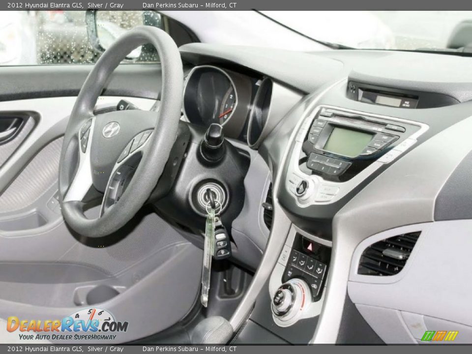 2012 Hyundai Elantra GLS Silver / Gray Photo #13