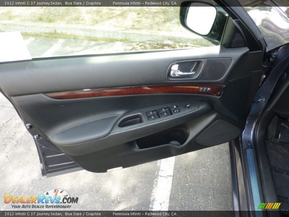 2012 Infiniti G 37 Journey Sedan Blue Slate / Graphite Photo #19