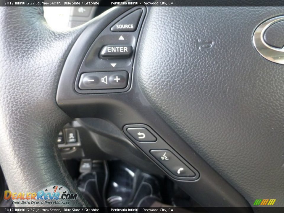 2012 Infiniti G 37 Journey Sedan Blue Slate / Graphite Photo #30