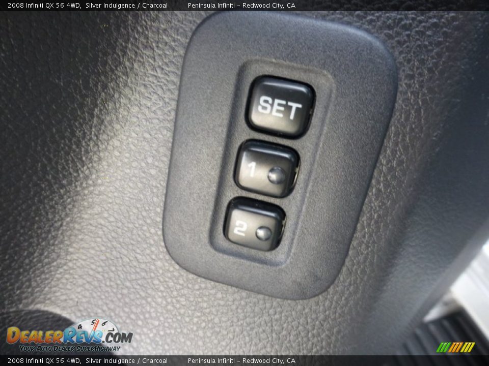 2008 Infiniti QX 56 4WD Silver Indulgence / Charcoal Photo #28