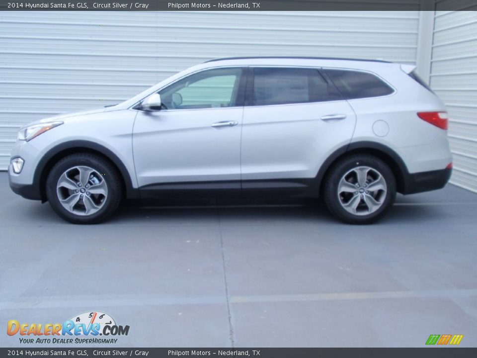 2014 Hyundai Santa Fe GLS Circuit Silver / Gray Photo #6