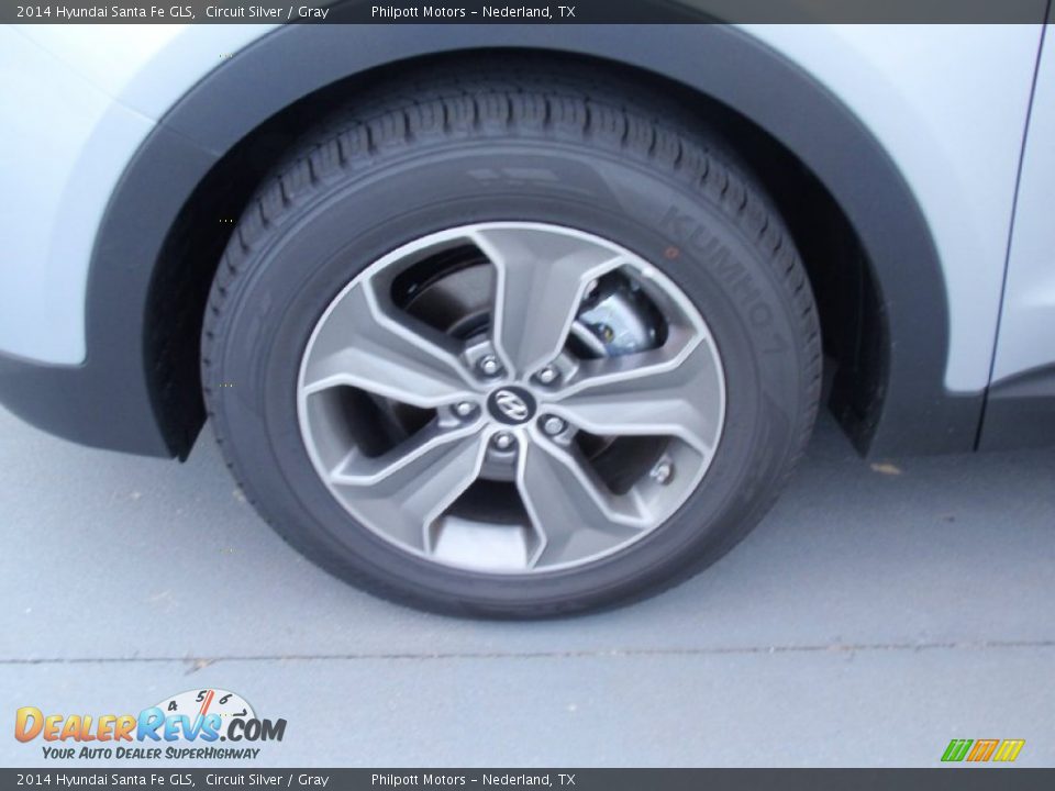 2014 Hyundai Santa Fe GLS Circuit Silver / Gray Photo #12