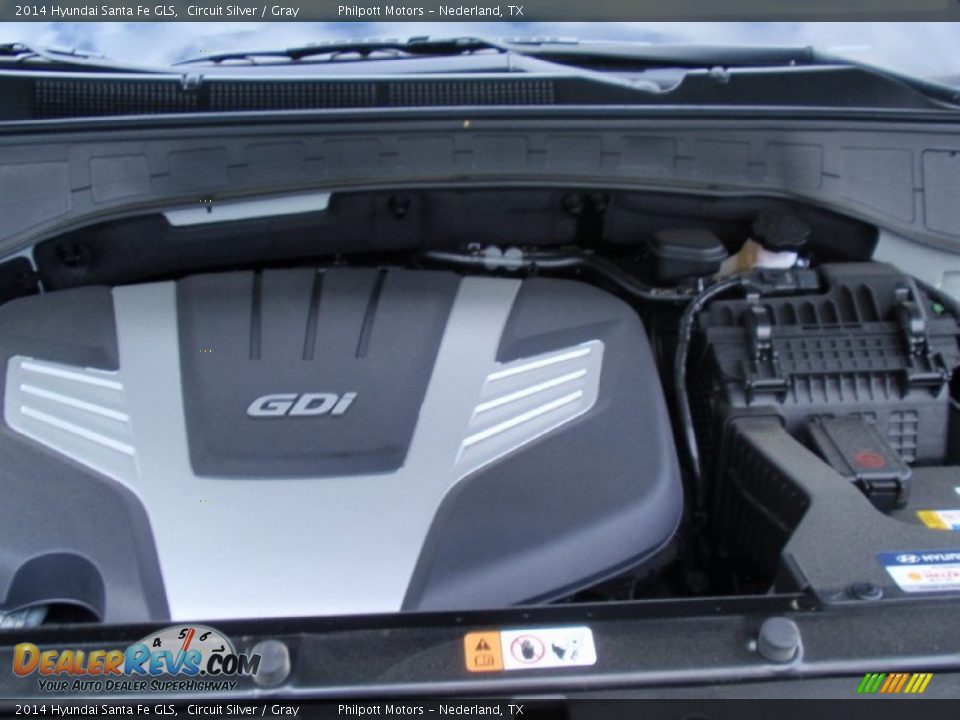 2014 Hyundai Santa Fe GLS Circuit Silver / Gray Photo #15