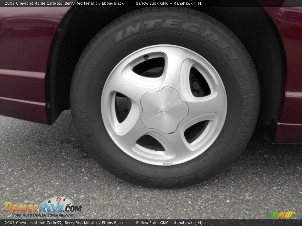 2003 Chevrolet Monte Carlo SS Berry Red Metallic / Ebony Black Photo #10