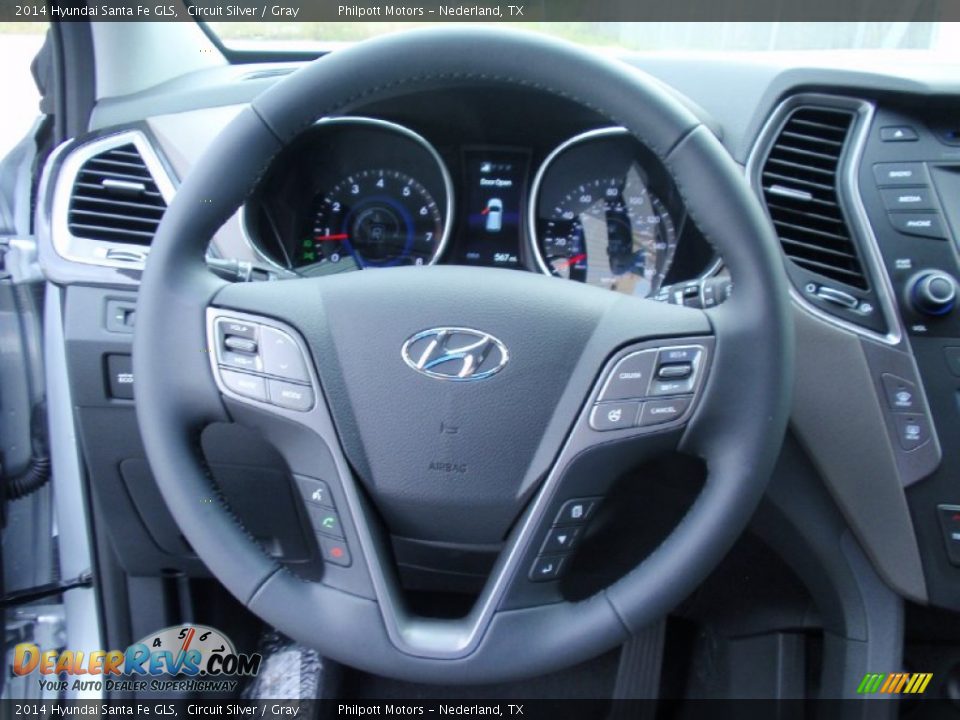 2014 Hyundai Santa Fe GLS Circuit Silver / Gray Photo #32