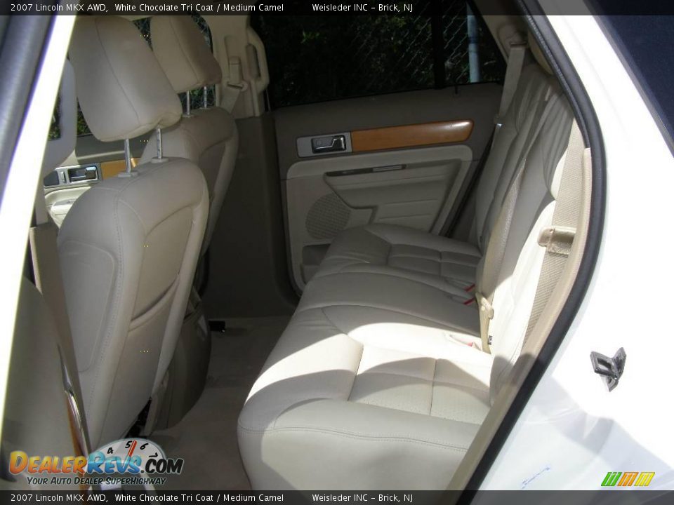 2007 Lincoln MKX AWD White Chocolate Tri Coat / Medium Camel Photo #6