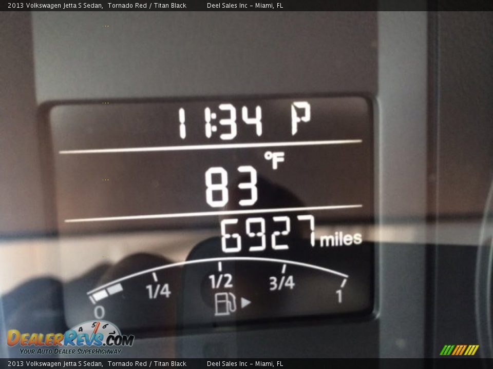 2013 Volkswagen Jetta S Sedan Tornado Red / Titan Black Photo #15