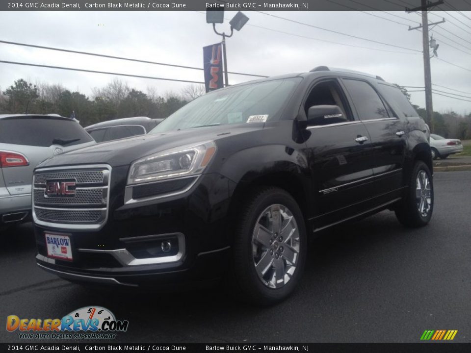 2014 GMC Acadia Denali Carbon Black Metallic / Cocoa Dune Photo #1