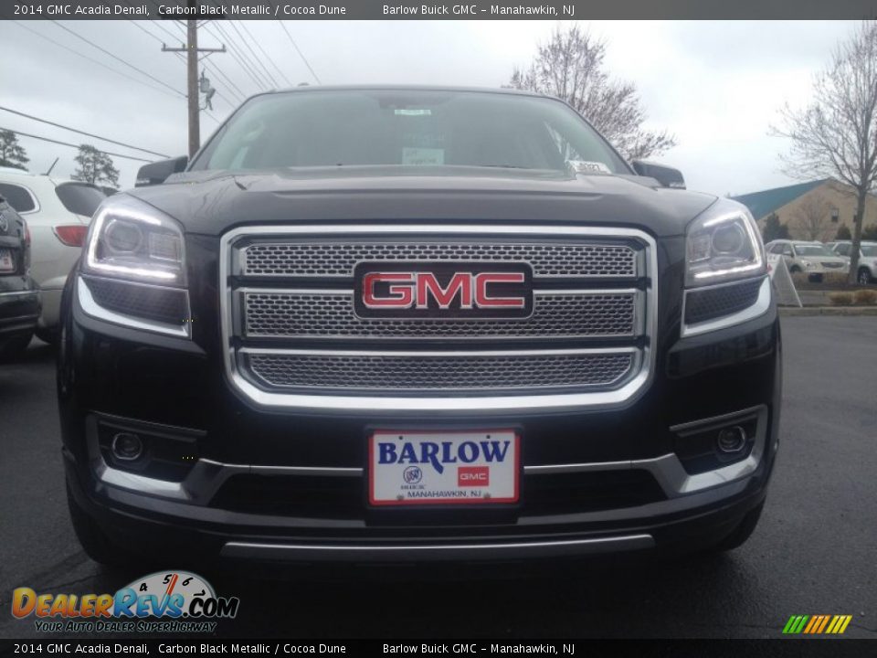 2014 GMC Acadia Denali Carbon Black Metallic / Cocoa Dune Photo #2