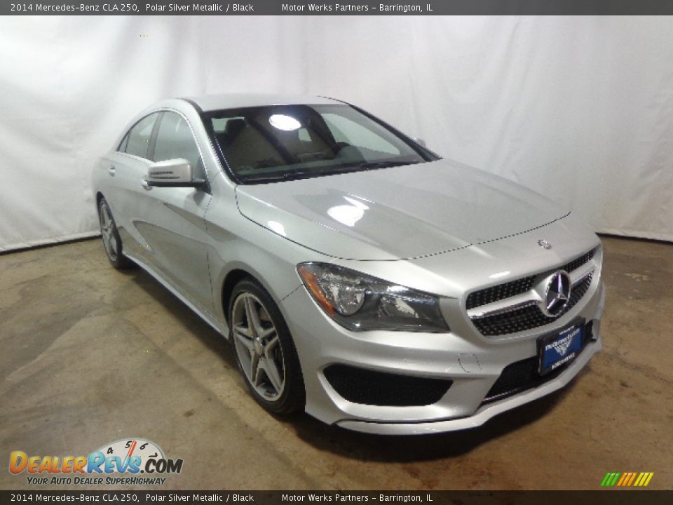 2014 Mercedes-Benz CLA 250 Polar Silver Metallic / Black Photo #1