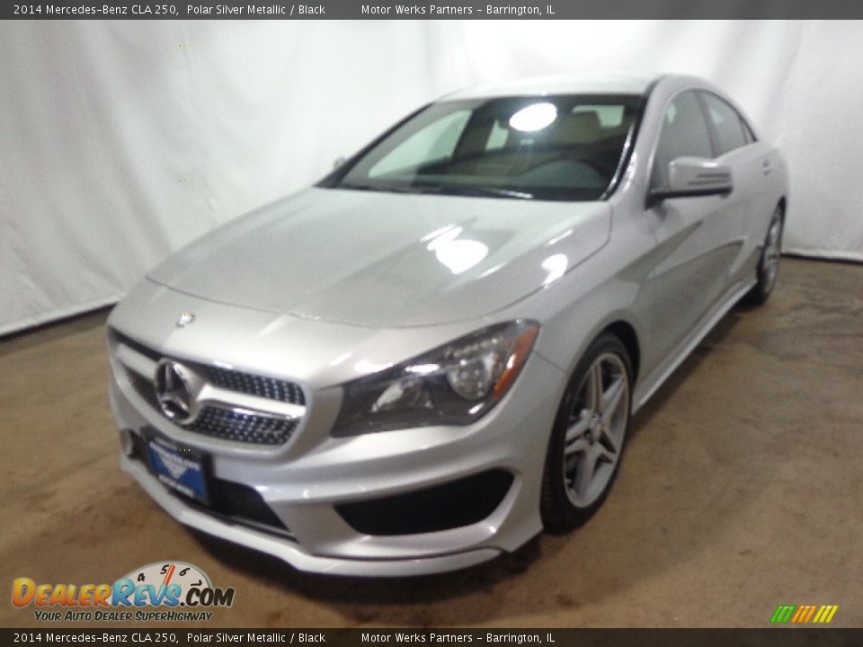 2014 Mercedes-Benz CLA 250 Polar Silver Metallic / Black Photo #3