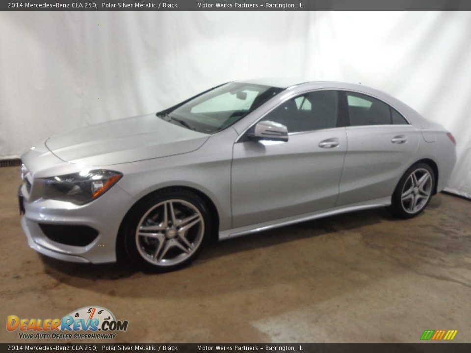 2014 Mercedes-Benz CLA 250 Polar Silver Metallic / Black Photo #4