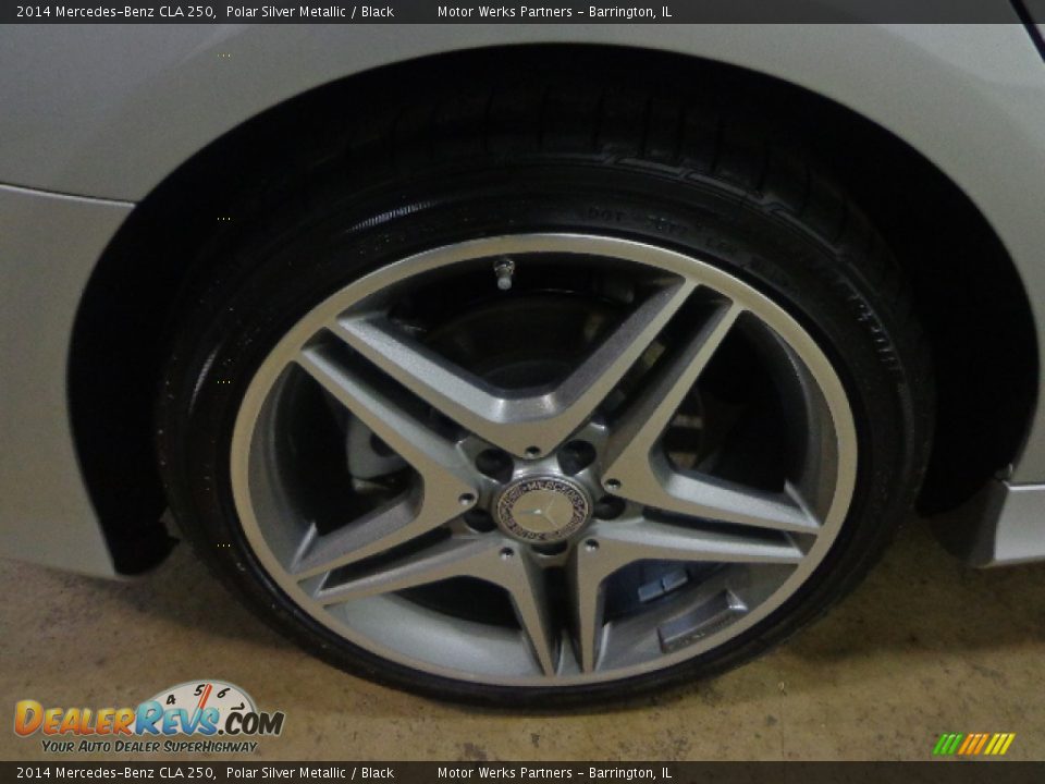 2014 Mercedes-Benz CLA 250 Polar Silver Metallic / Black Photo #6