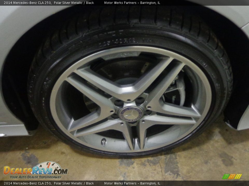 2014 Mercedes-Benz CLA 250 Polar Silver Metallic / Black Photo #7