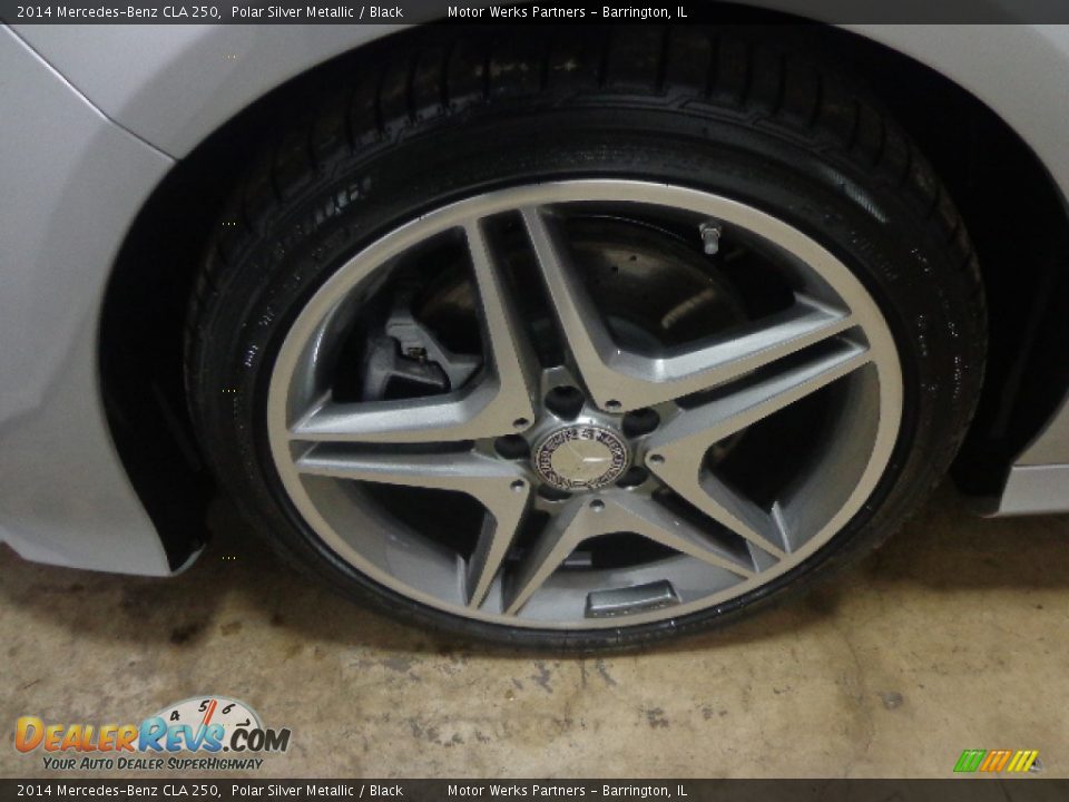 2014 Mercedes-Benz CLA 250 Polar Silver Metallic / Black Photo #10