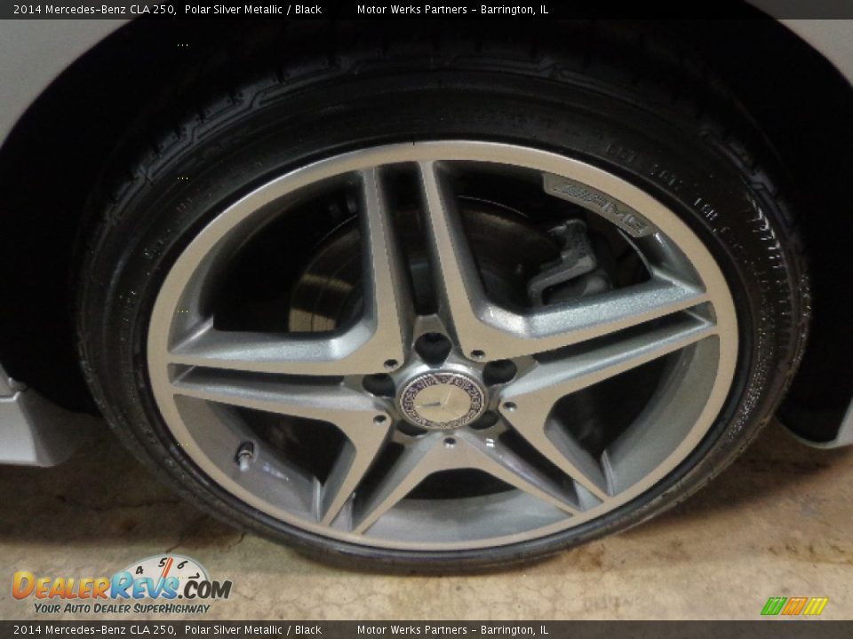 2014 Mercedes-Benz CLA 250 Polar Silver Metallic / Black Photo #11