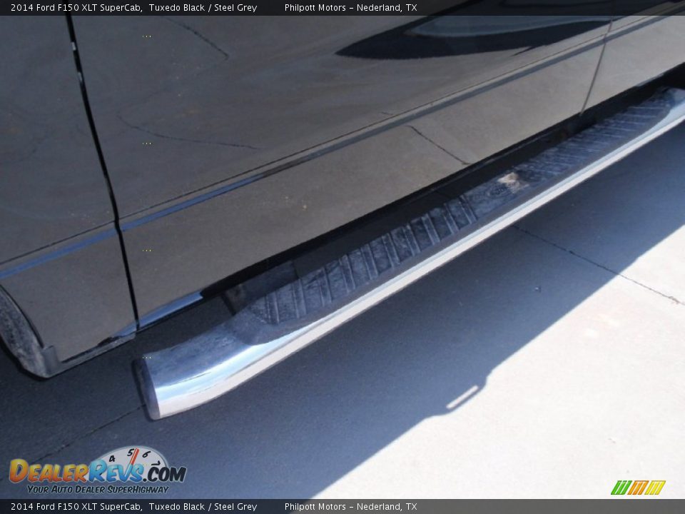 2014 Ford F150 XLT SuperCab Tuxedo Black / Steel Grey Photo #15