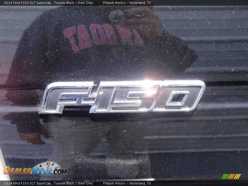 2014 Ford F150 XLT SuperCab Tuxedo Black / Steel Grey Photo #20