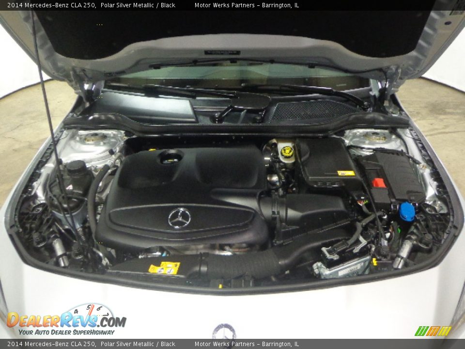 2014 Mercedes-Benz CLA 250 Polar Silver Metallic / Black Photo #18