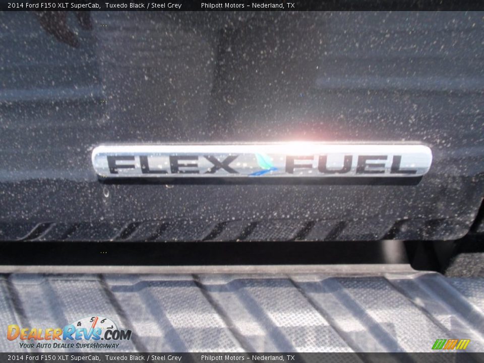 2014 Ford F150 XLT SuperCab Tuxedo Black / Steel Grey Photo #21