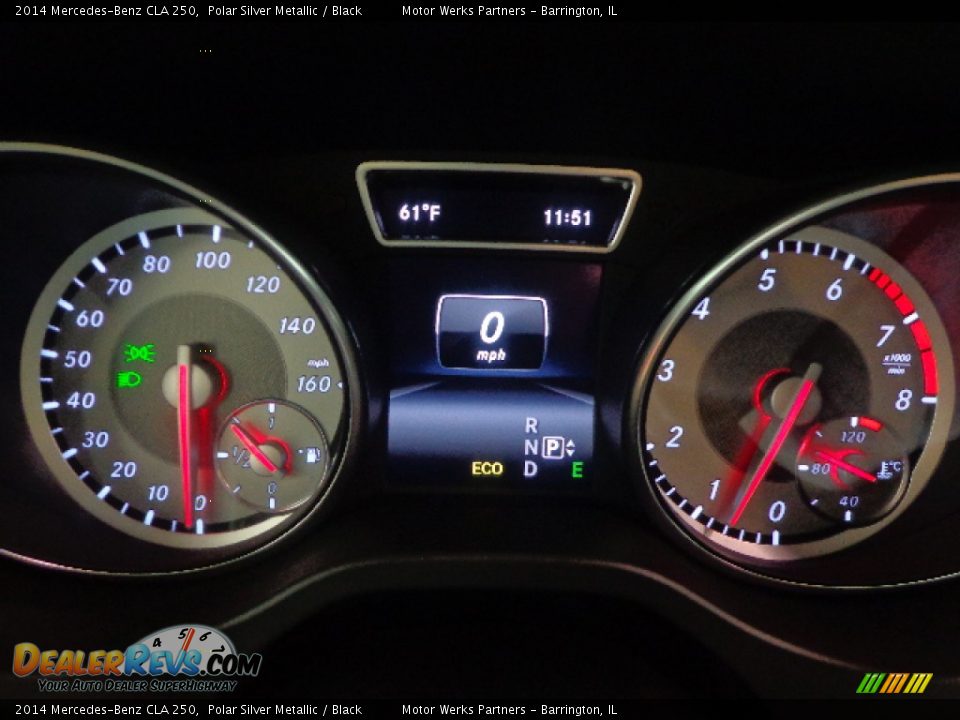 2014 Mercedes-Benz CLA 250 Polar Silver Metallic / Black Photo #23