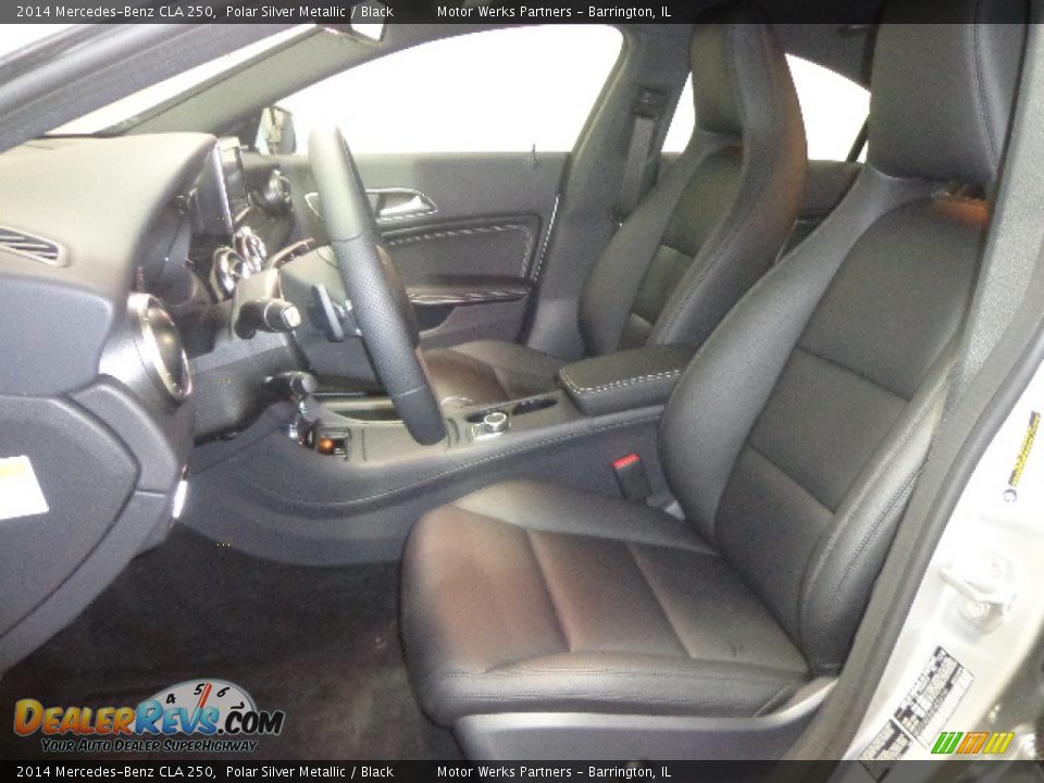 2014 Mercedes-Benz CLA 250 Polar Silver Metallic / Black Photo #24