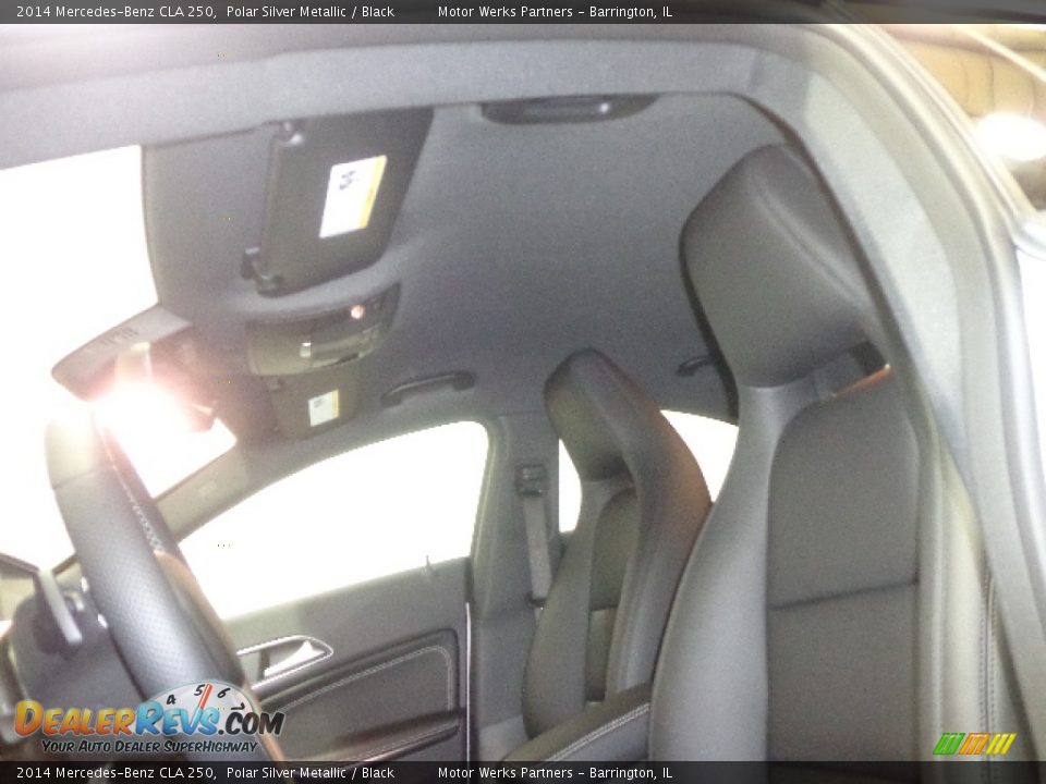 2014 Mercedes-Benz CLA 250 Polar Silver Metallic / Black Photo #25