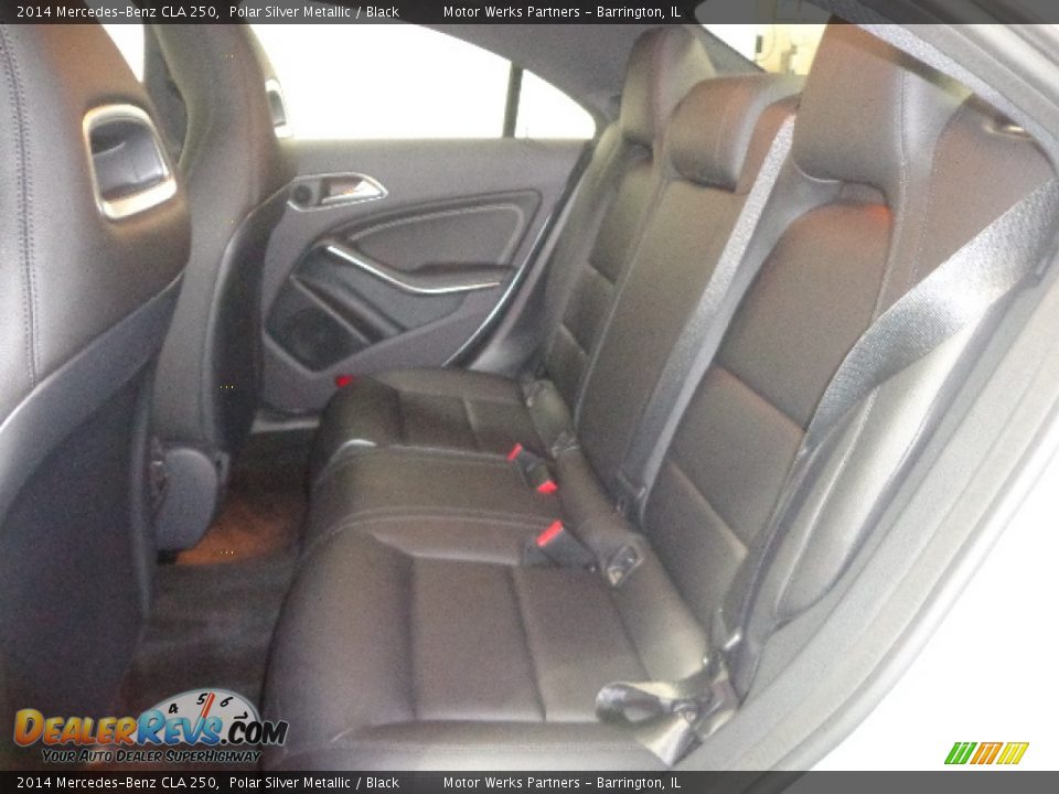 2014 Mercedes-Benz CLA 250 Polar Silver Metallic / Black Photo #28