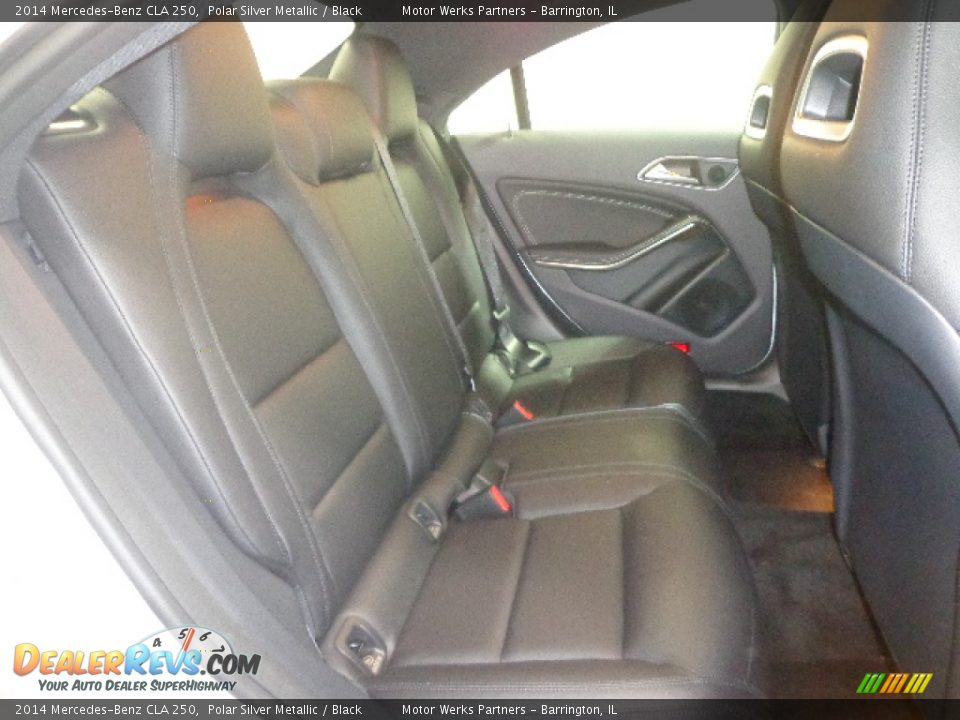 2014 Mercedes-Benz CLA 250 Polar Silver Metallic / Black Photo #31