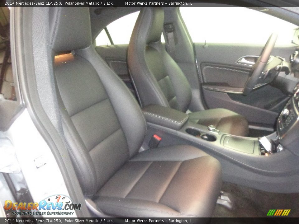 2014 Mercedes-Benz CLA 250 Polar Silver Metallic / Black Photo #34