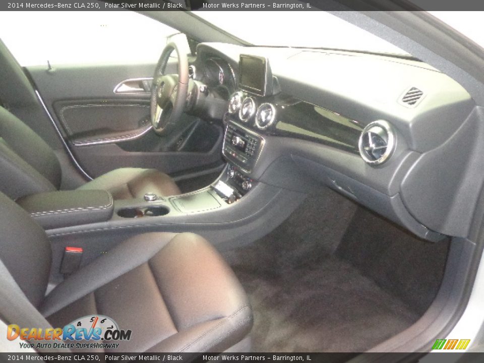 2014 Mercedes-Benz CLA 250 Polar Silver Metallic / Black Photo #35
