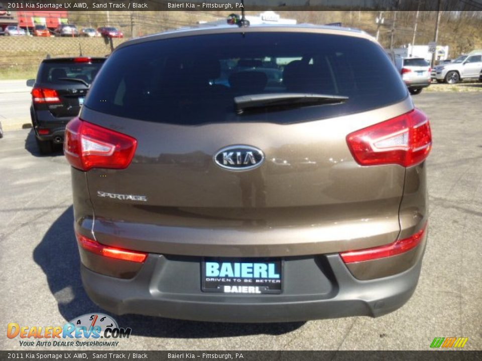 2011 Kia Sportage LX AWD Sand Track / Black Photo #6