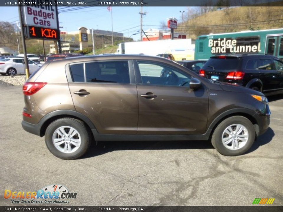 2011 Kia Sportage LX AWD Sand Track / Black Photo #8