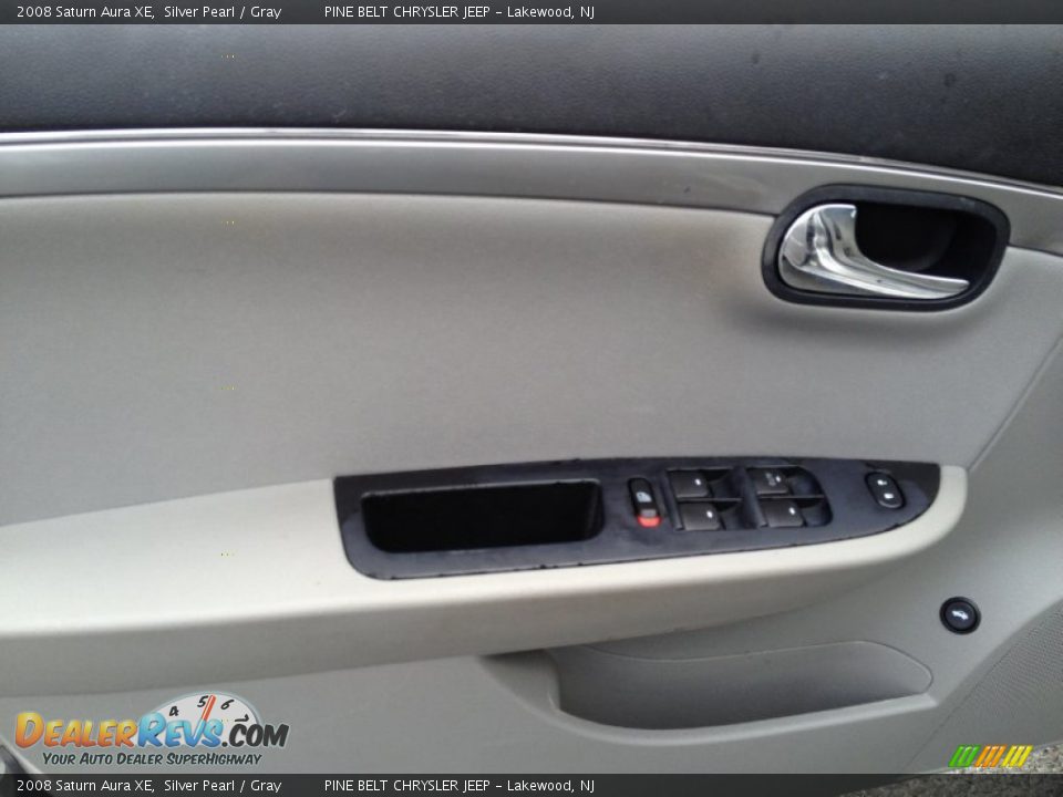 2008 Saturn Aura XE Silver Pearl / Gray Photo #22