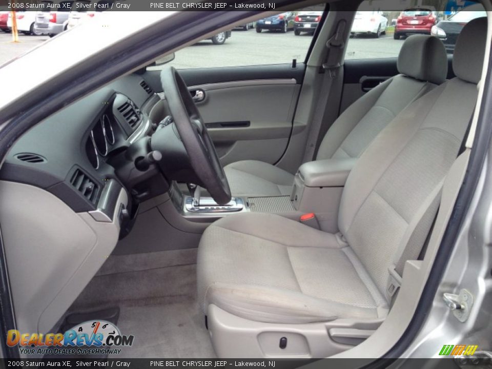 2008 Saturn Aura XE Silver Pearl / Gray Photo #24