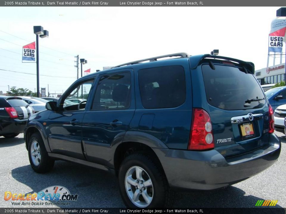 2005 Mazda Tribute s Dark Teal Metallic / Dark Flint Gray Photo #3