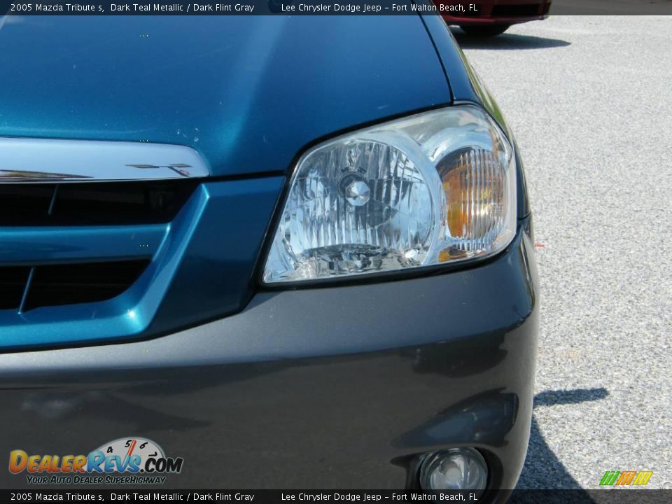 2005 Mazda Tribute s Dark Teal Metallic / Dark Flint Gray Photo #9