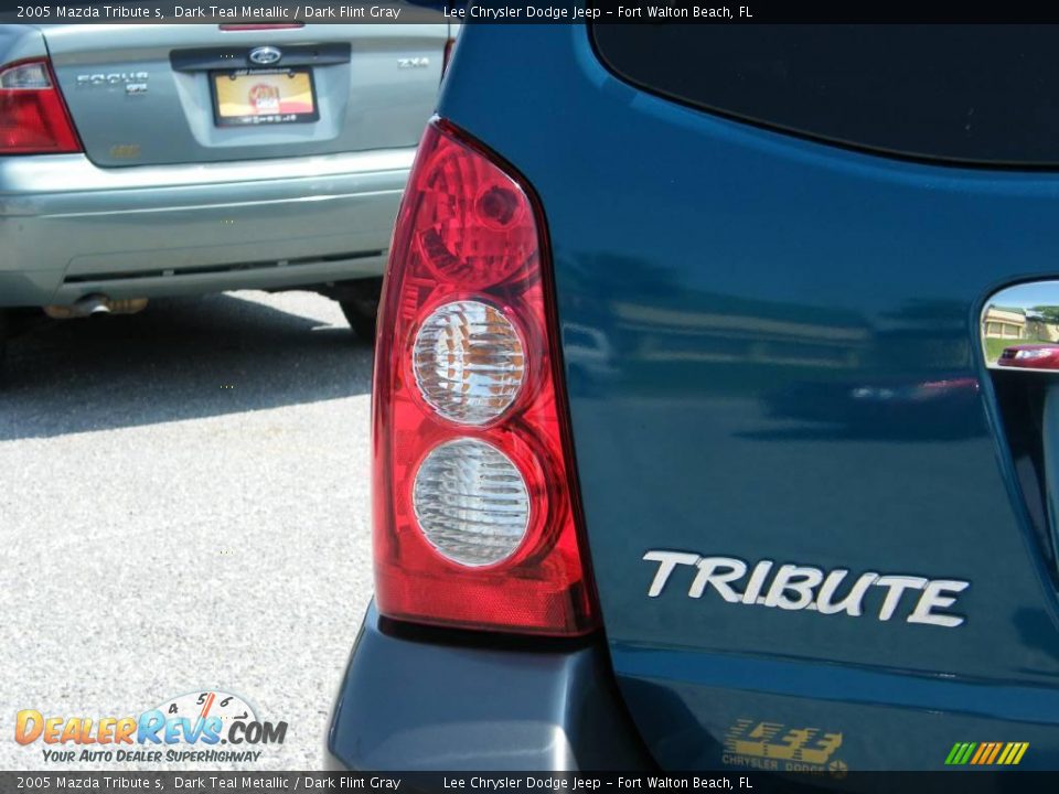 2005 Mazda Tribute s Dark Teal Metallic / Dark Flint Gray Photo #10