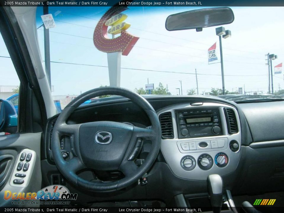 2005 Mazda Tribute s Dark Teal Metallic / Dark Flint Gray Photo #18