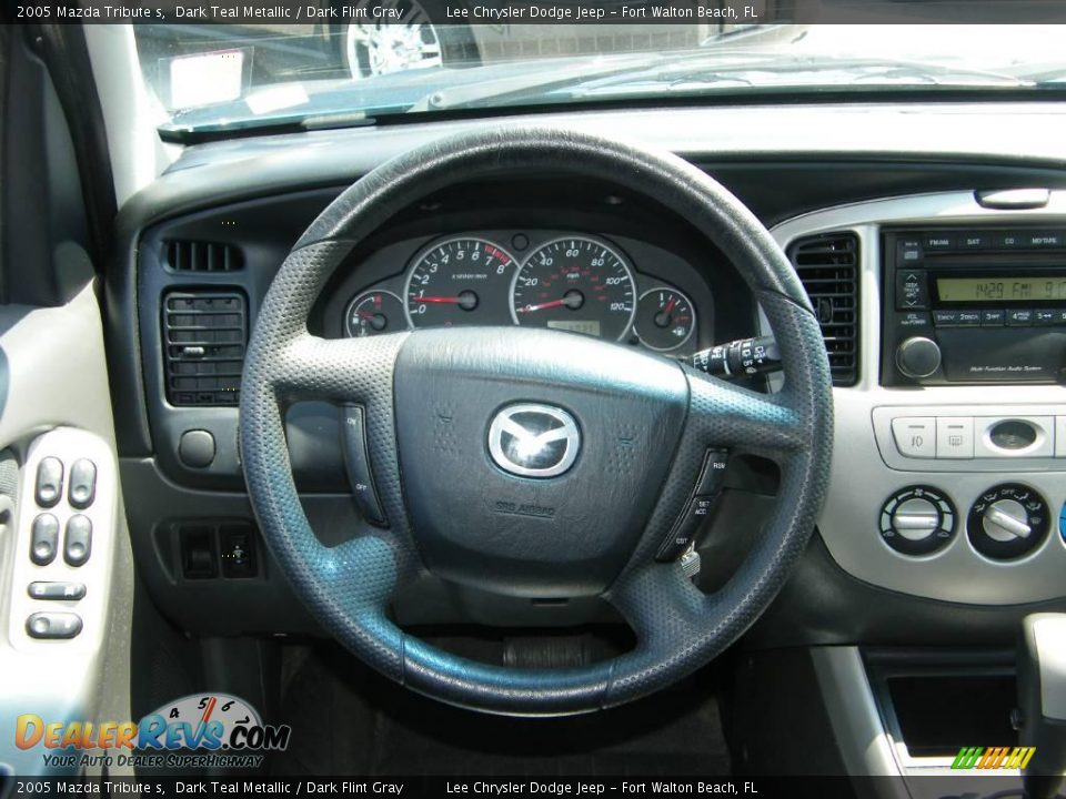 2005 Mazda Tribute s Dark Teal Metallic / Dark Flint Gray Photo #19