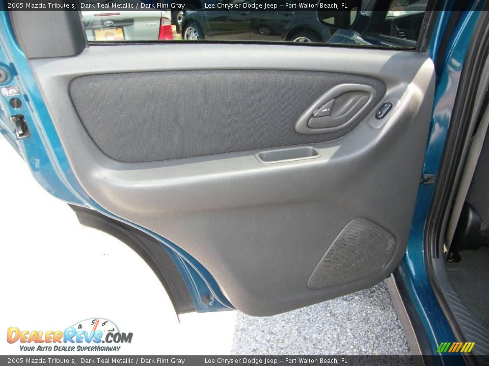 2005 Mazda Tribute s Dark Teal Metallic / Dark Flint Gray Photo #23