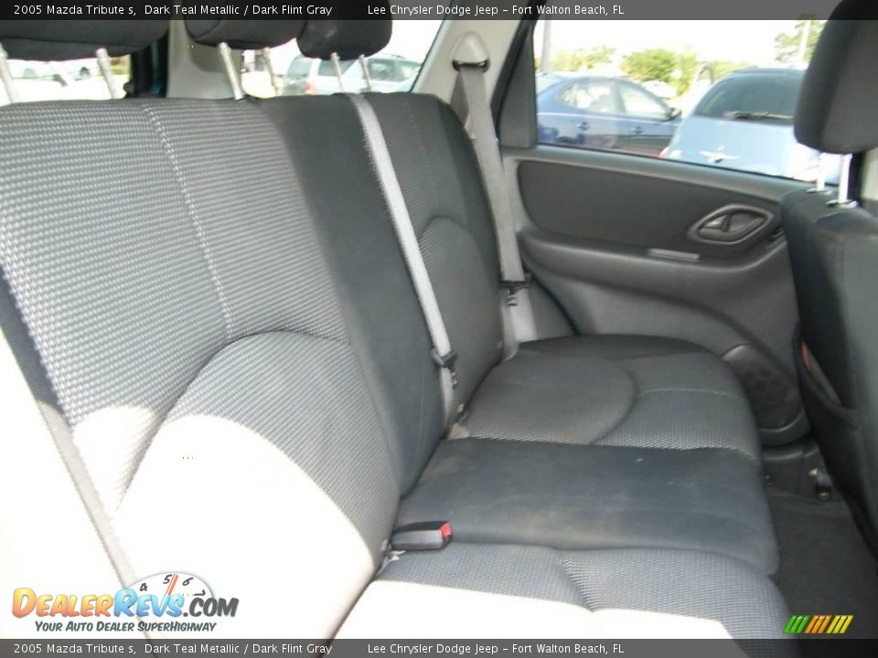 2005 Mazda Tribute s Dark Teal Metallic / Dark Flint Gray Photo #26