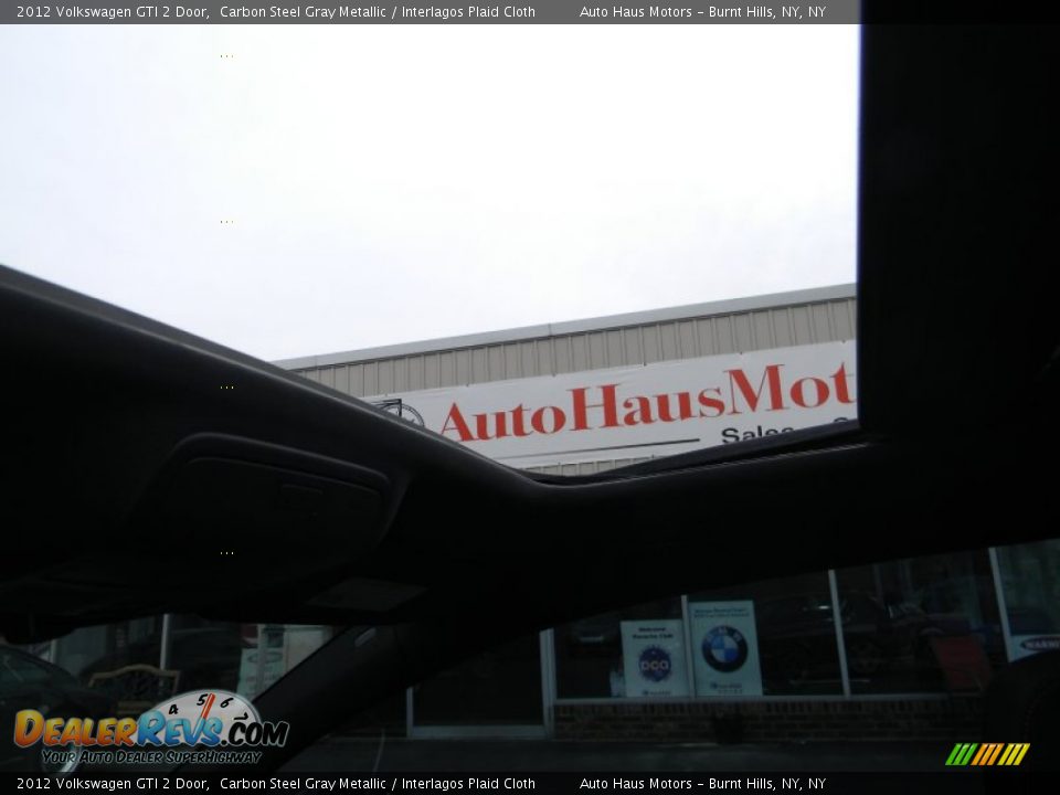 2012 Volkswagen GTI 2 Door Carbon Steel Gray Metallic / Interlagos Plaid Cloth Photo #4