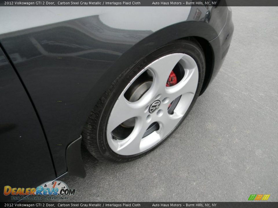 2012 Volkswagen GTI 2 Door Carbon Steel Gray Metallic / Interlagos Plaid Cloth Photo #6