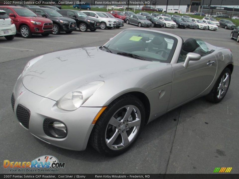 2007 Pontiac Solstice GXP Roadster Cool Silver / Ebony Photo #3