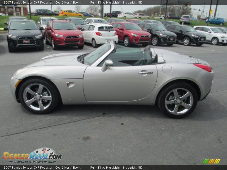 2007 Pontiac Solstice GXP Roadster Cool Silver / Ebony Photo #4