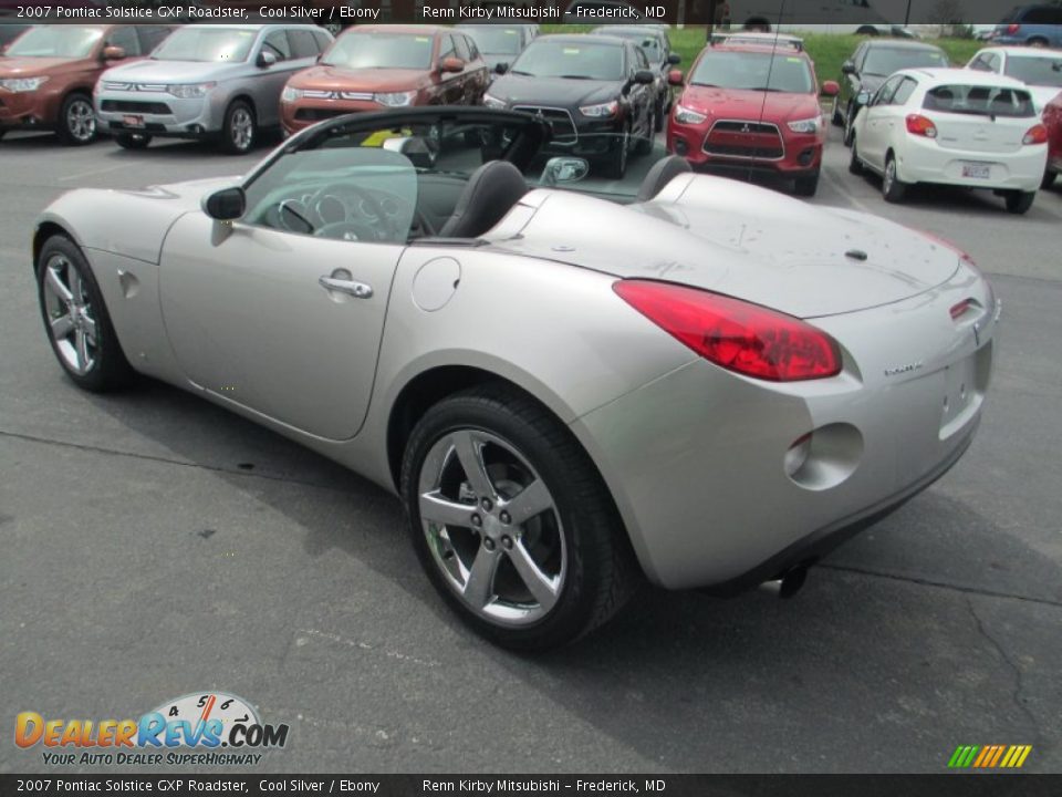 2007 Pontiac Solstice GXP Roadster Cool Silver / Ebony Photo #5