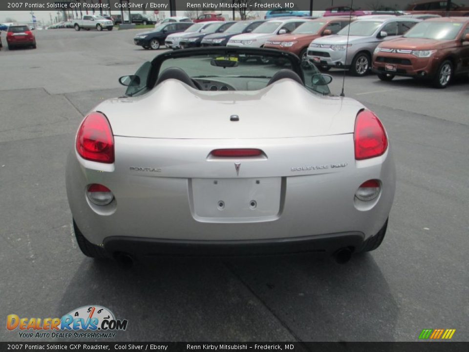 2007 Pontiac Solstice GXP Roadster Cool Silver / Ebony Photo #6