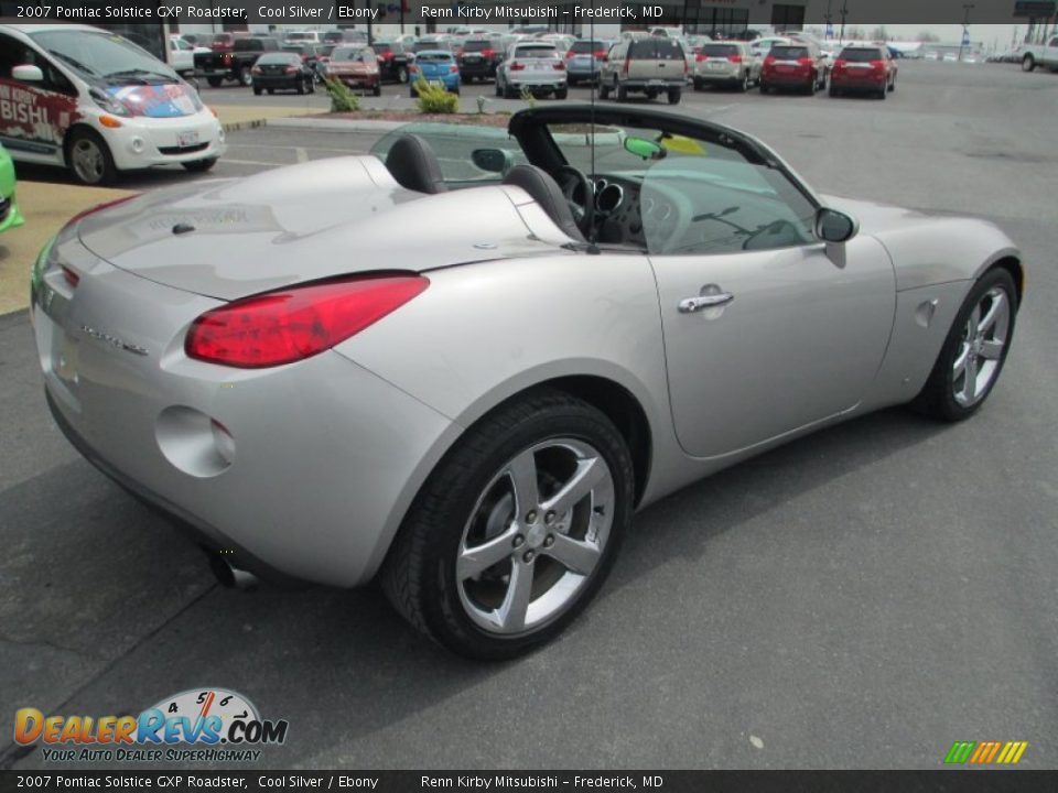 2007 Pontiac Solstice GXP Roadster Cool Silver / Ebony Photo #7